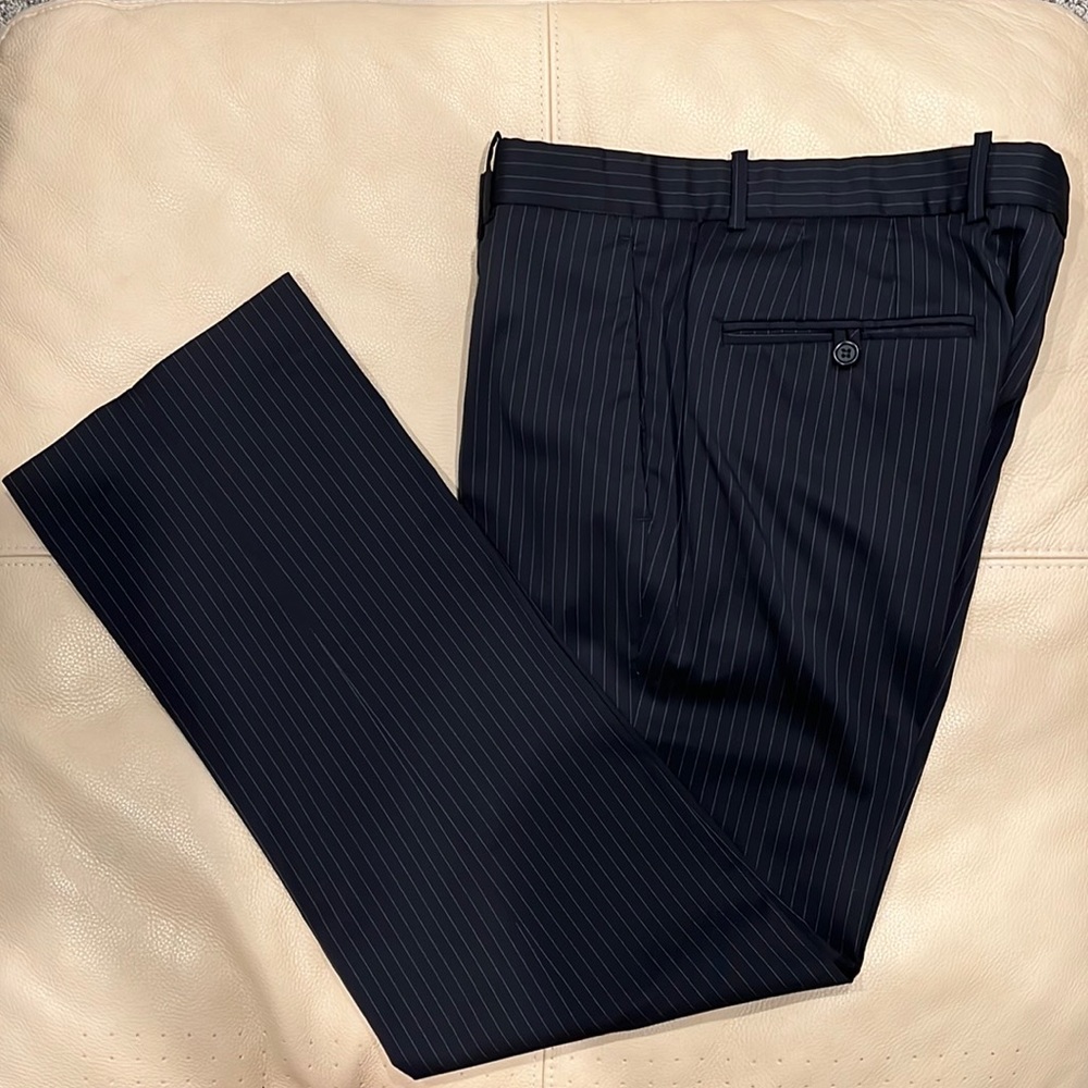 Very dark navy (almost black) with strip